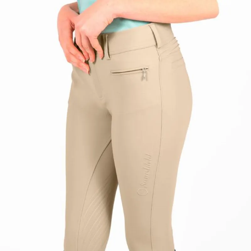 SamShield Chloe Embroidery Full Grip Breech- Sand-1
